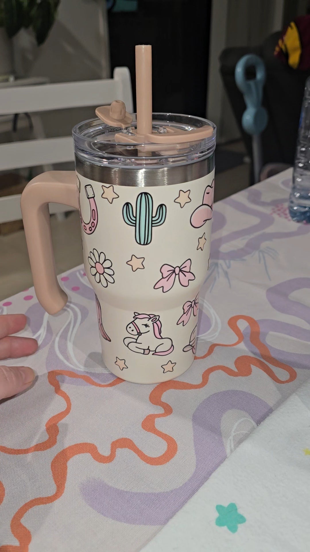 12oz stainless steel tumbler - country theme