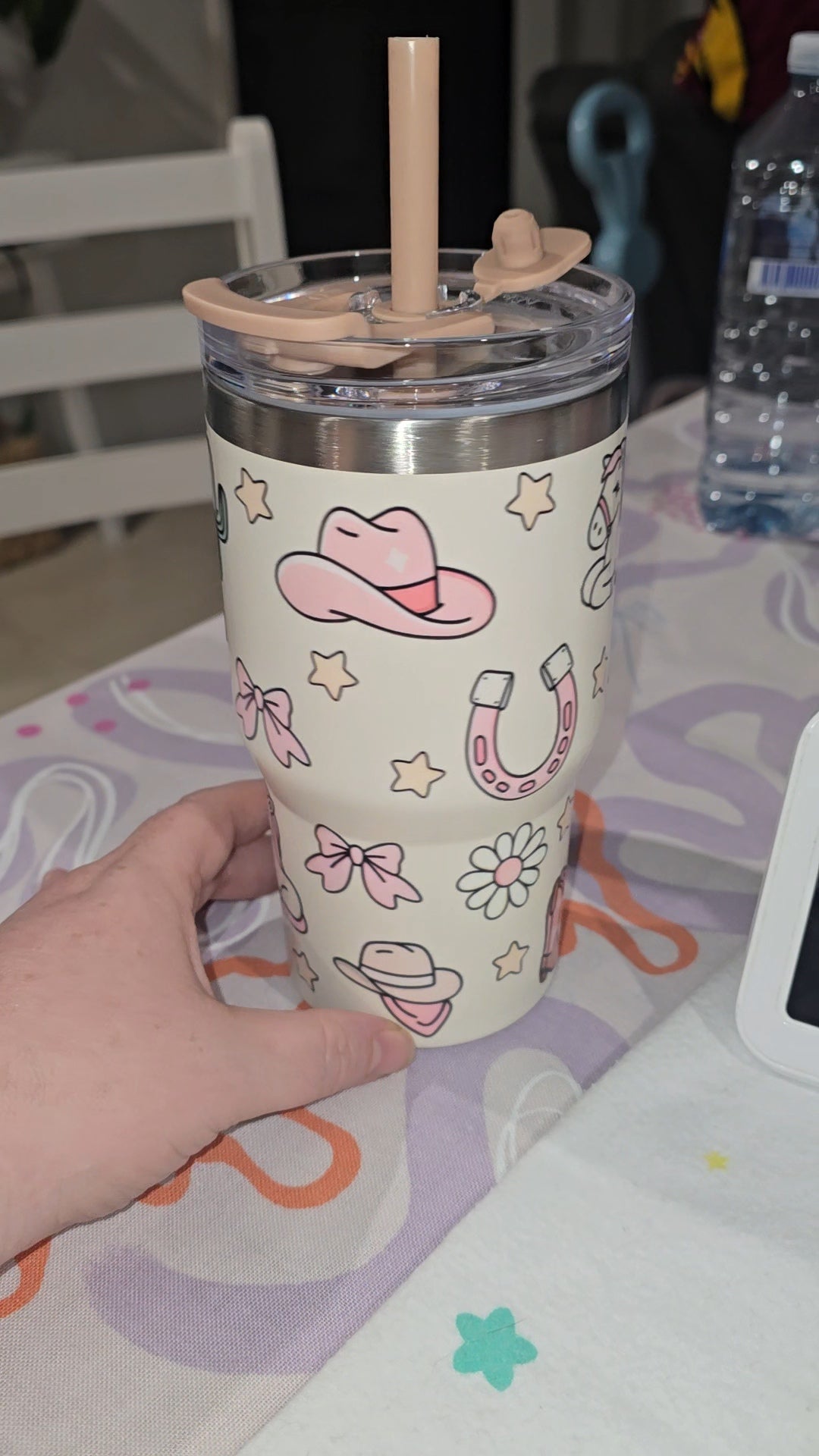 12oz stainless steel tumbler - country theme