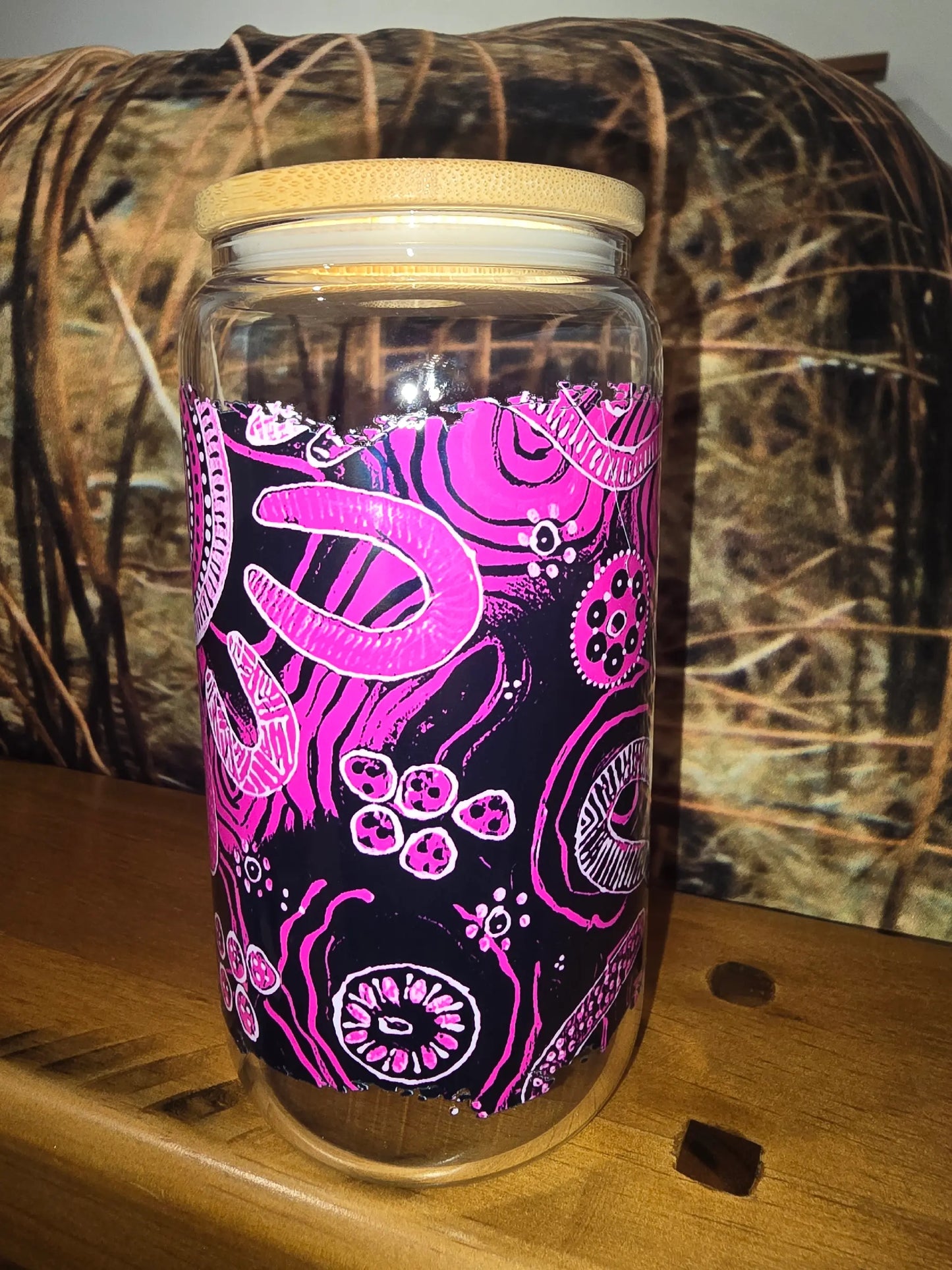 16oz clear glass can - Waterways