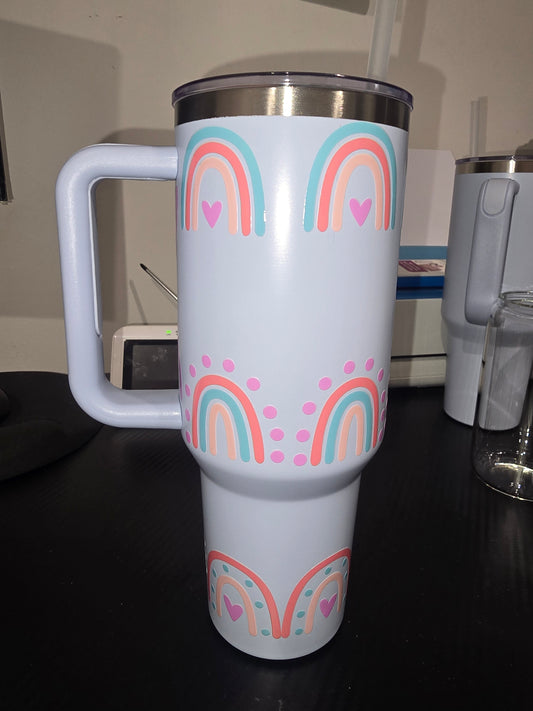 40oz Tumbler - Rainbow's