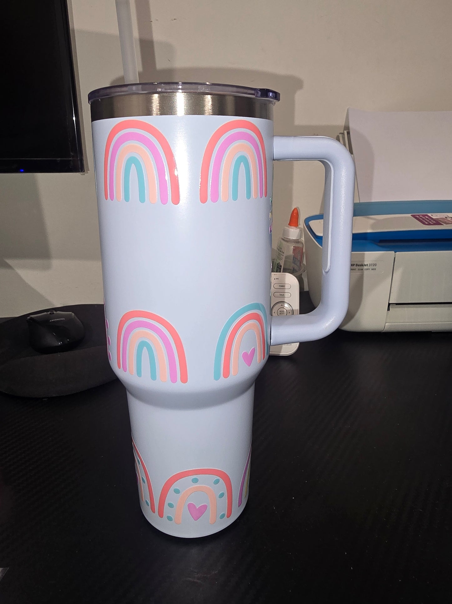 40oz Tumbler - Rainbow's