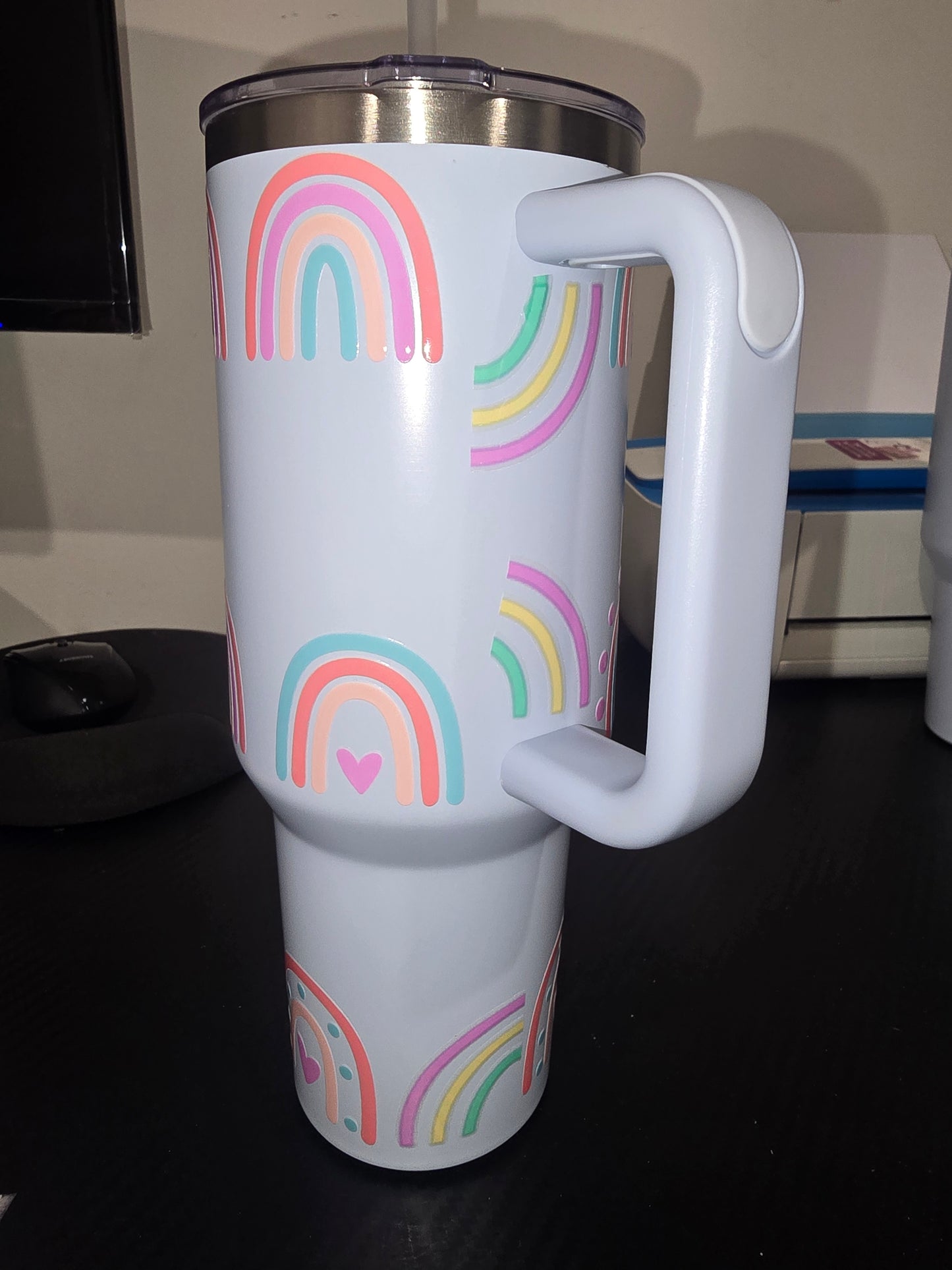 40oz Tumbler - Rainbow's