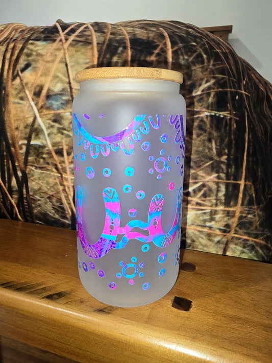 16oz frosted glass can - Self growth
