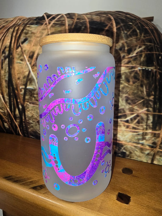 16oz frosted glass can - Self growth