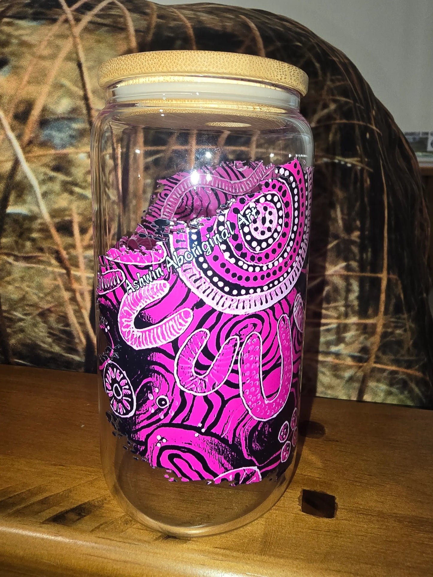 16oz clear glass can - Waterways