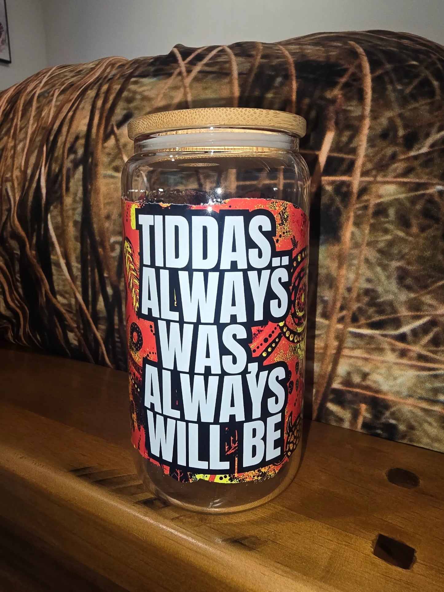 16oz clear glass can - Tidda's